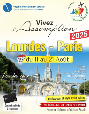 Assomption 2025 à Lourdes